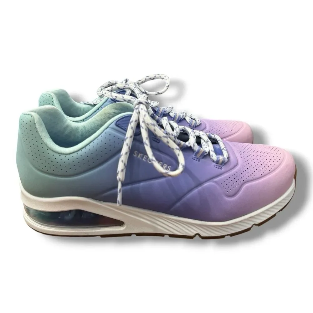 Skechers Uno 2 Ombre Away Blue Multi Activewear Athleisure Women’s Size 10